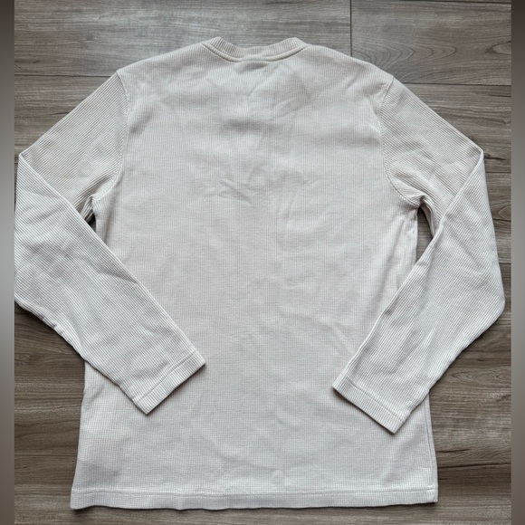 Dickies Oatmeal Thermal Henley Long Sleeve 3 Button Men’s Size Medium NWOT - Picture 10 of 11